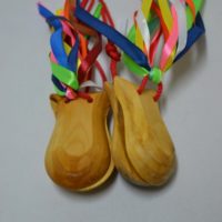 Nacchere - Castagnole  cm 8 - coppia - immagine 2